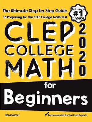 cover image of CLEP College Math for Beginners
